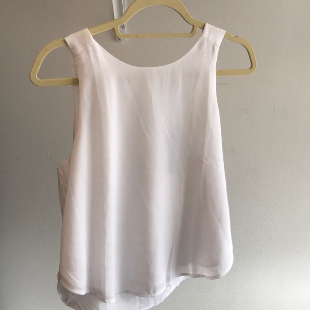 White tank top